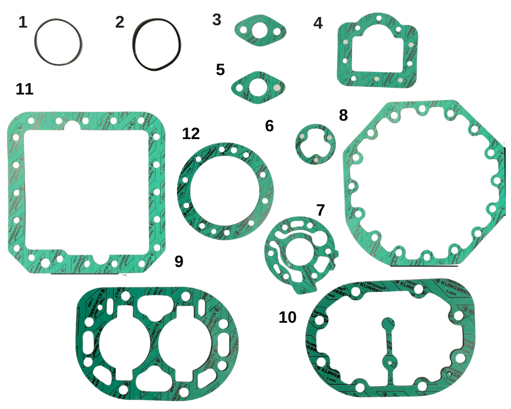 Kit de Empaques Modelo 2D